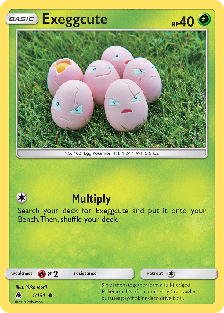 Exeggcute (1/131) [Sun & Moon: Forbidden Light] | Tabernacle Games