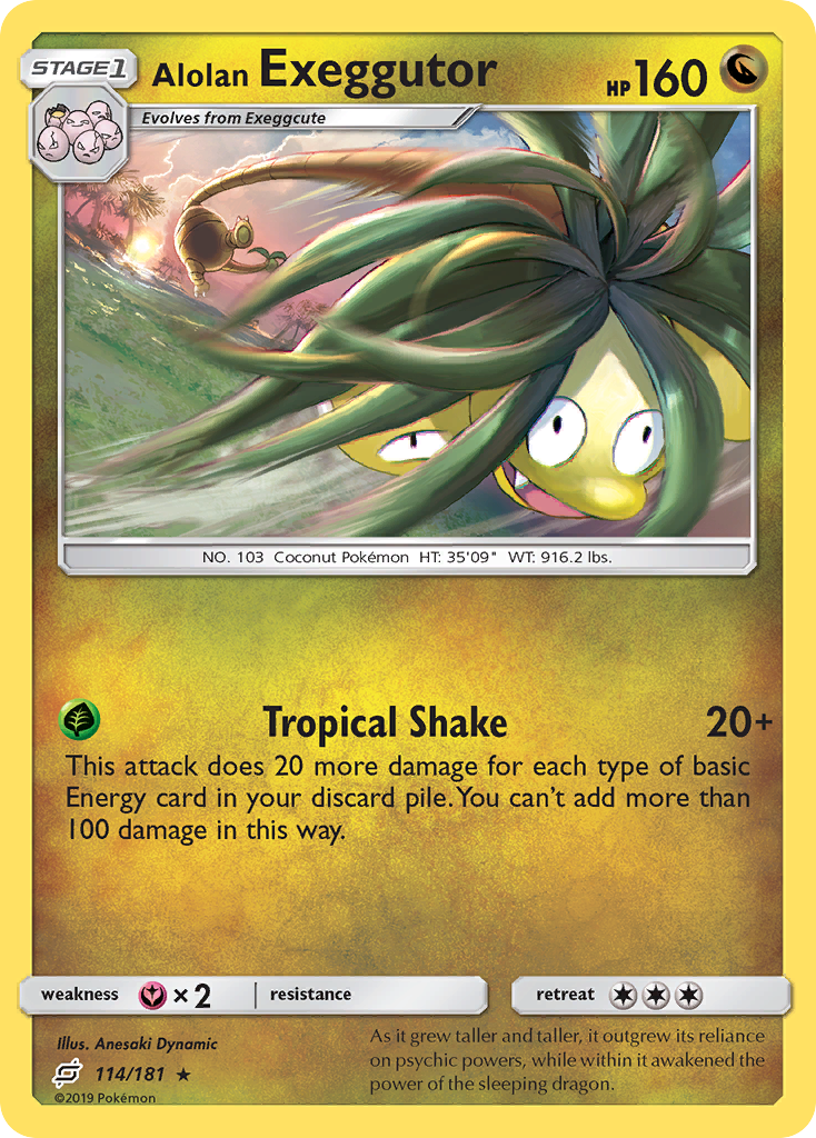 Alolan Exeggutor (114/181) [Sun & Moon: Team Up] | Tabernacle Games