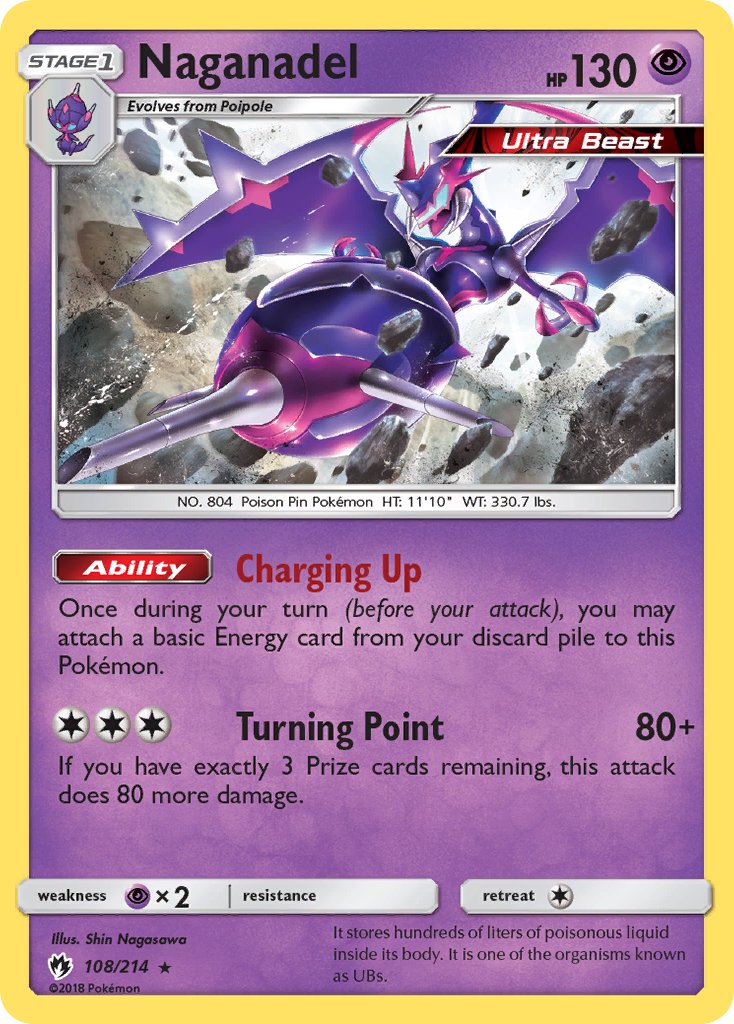 Naganadel(108/214) (Theme Deck Exclusive) [Sun & Moon: Lost Thunder] | Tabernacle Games