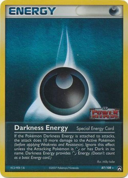 Darkness Energy (87/108) (Stamped) [EX: Power Keepers] | Tabernacle Games