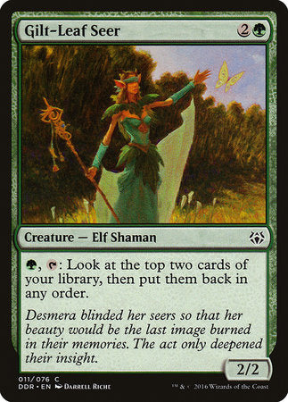 Gilt-Leaf Seer [Duel Decks: Nissa vs. Ob Nixilis] | Tabernacle Games