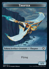 Copy // Thopter (006) Double-Sided Token [The Brothers' War Commander Tokens] | Tabernacle Games