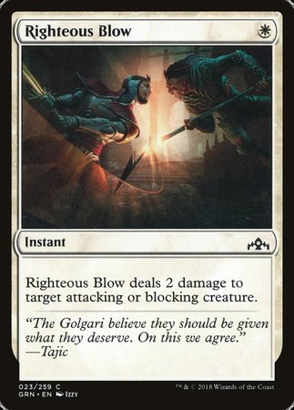 Righteous Blow [Guilds of Ravnica] | Tabernacle Games