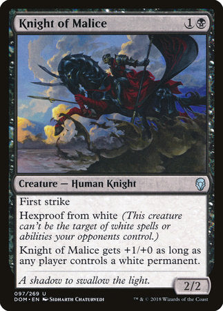 Knight of Malice [Dominaria] | Tabernacle Games