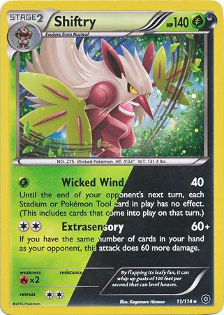 Shiftry (11/114) (Cosmos Holo) [XY: Steam Siege] | Tabernacle Games