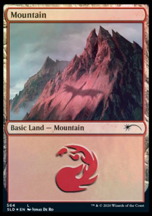 Mountain (Dragons) (564) [Secret Lair Drop Promos] | Tabernacle Games