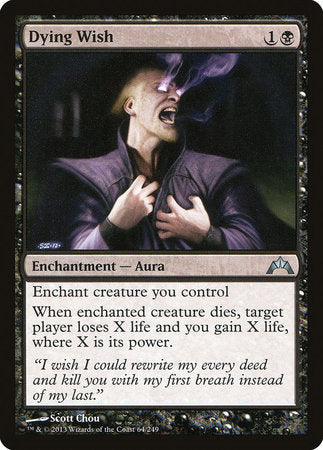 Dying Wish [Gatecrash] | Tabernacle Games