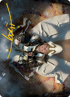 Jerren, Corrupted Bishop Art Card (Gold-Stamped Signature) [Innistrad: Midnight Hunt Art Series] | Tabernacle Games