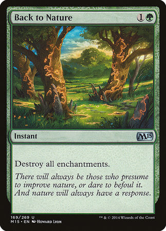 Back to Nature [Magic 2015] | Tabernacle Games