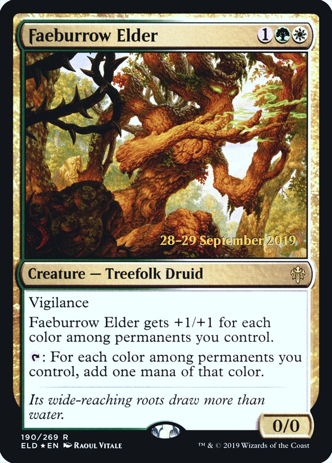 Faeburrow Elder  [Throne of Eldraine Prerelease Promos] | Tabernacle Games