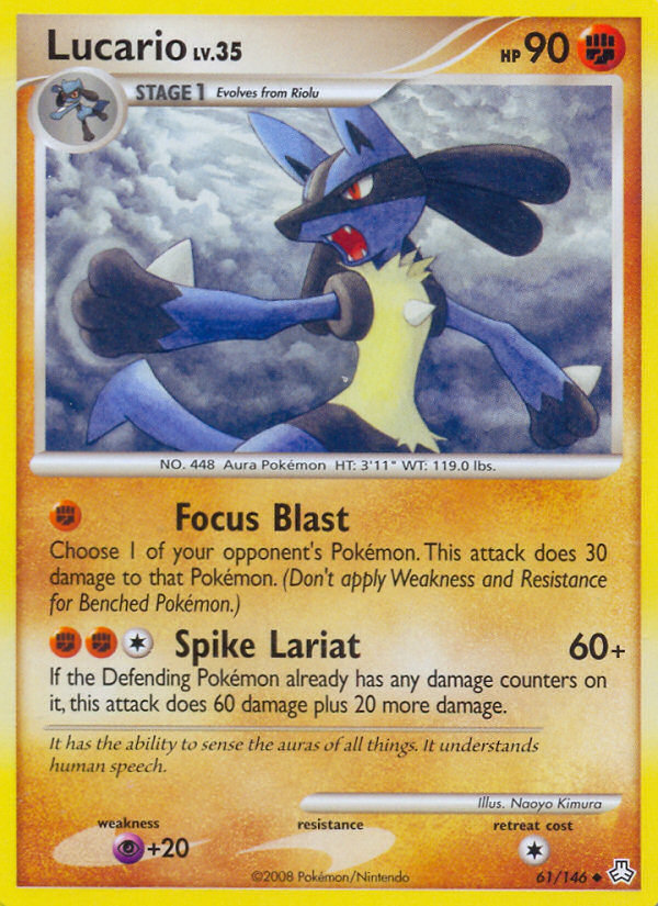 Lucario (61/146) [Diamond & Pearl: Legends Awakened] | Tabernacle Games