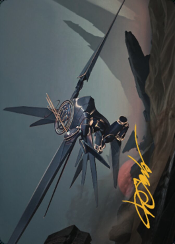 Steel Seraph Art Card (Gold-Stamped Signature) [The Brothers' War Art Series] | Tabernacle Games