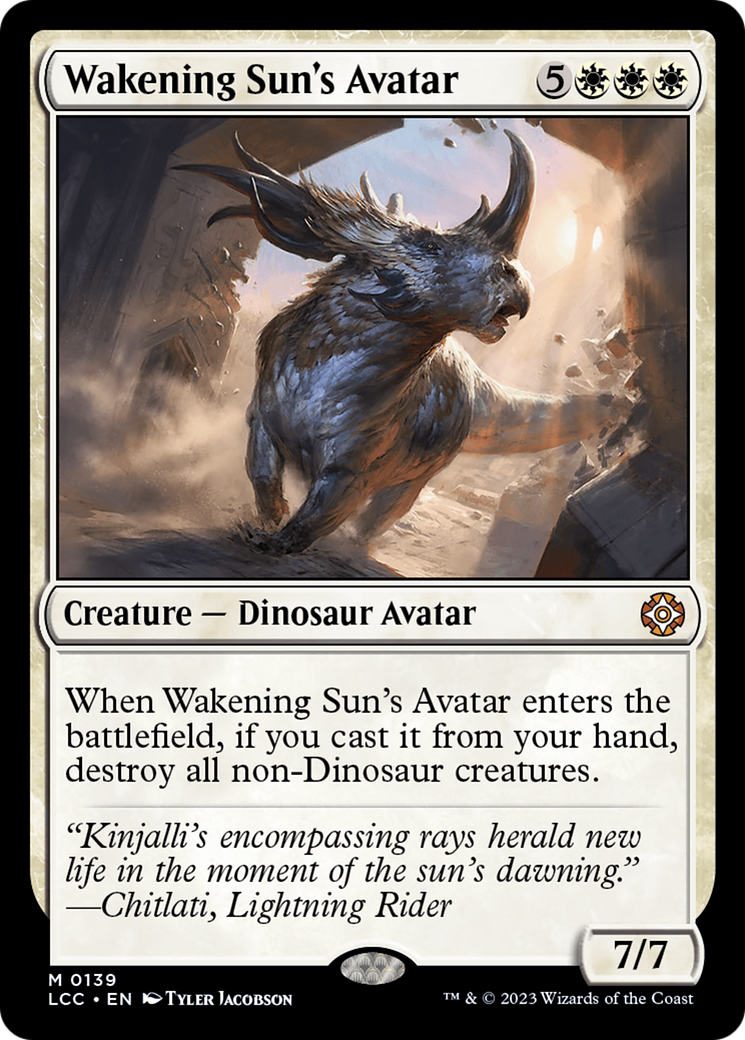 Wakening Sun's Avatar [The Lost Caverns of Ixalan Commander] | Tabernacle Games