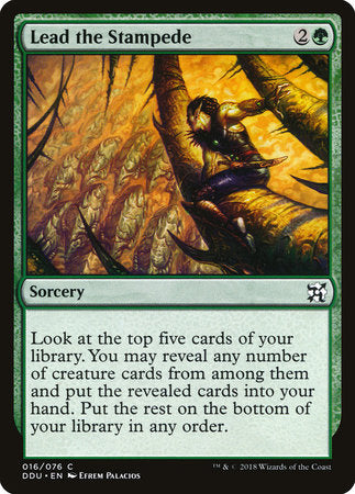 Lead the Stampede [Duel Decks: Elves vs. Inventors] | Tabernacle Games