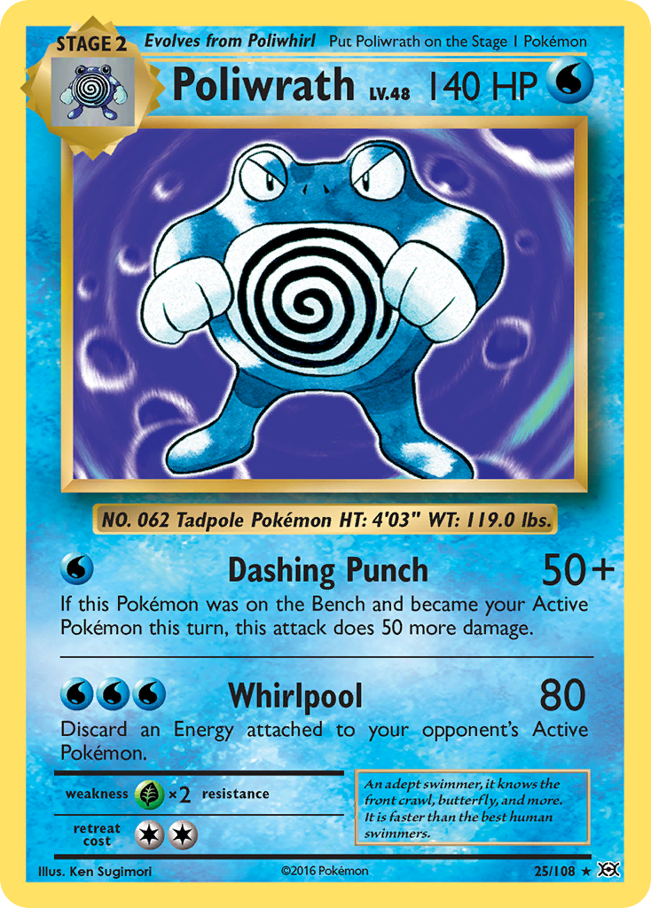 Poliwrath (25/108) [XY: Evolutions] | Tabernacle Games