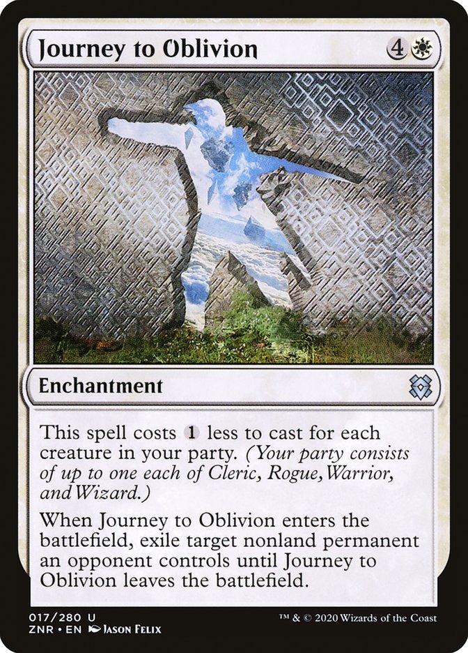 Journey to Oblivion [Zendikar Rising] | Tabernacle Games