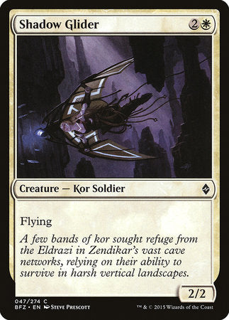 Shadow Glider [Battle for Zendikar] | Tabernacle Games