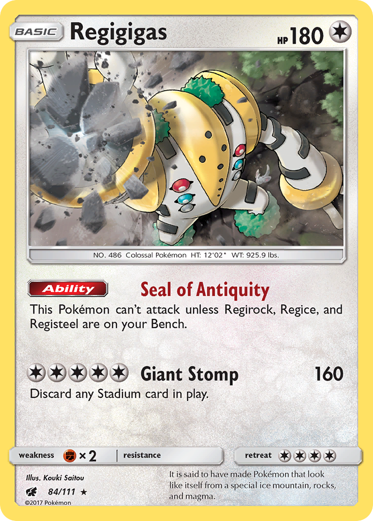 Regigigas (84/111) [Sun & Moon: Crimson Invasion] | Tabernacle Games