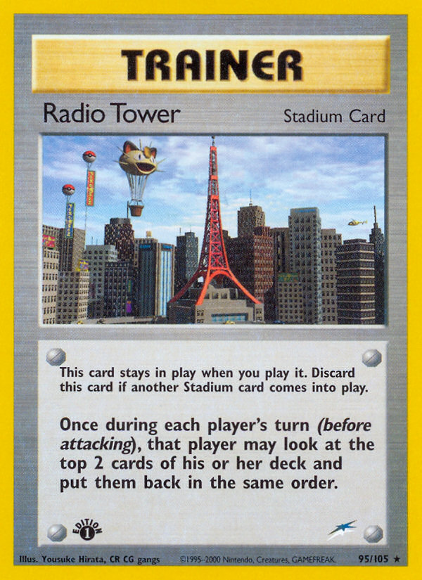 Radio Tower (95/105) [Neo Destiny 1st Edition] | Tabernacle Games