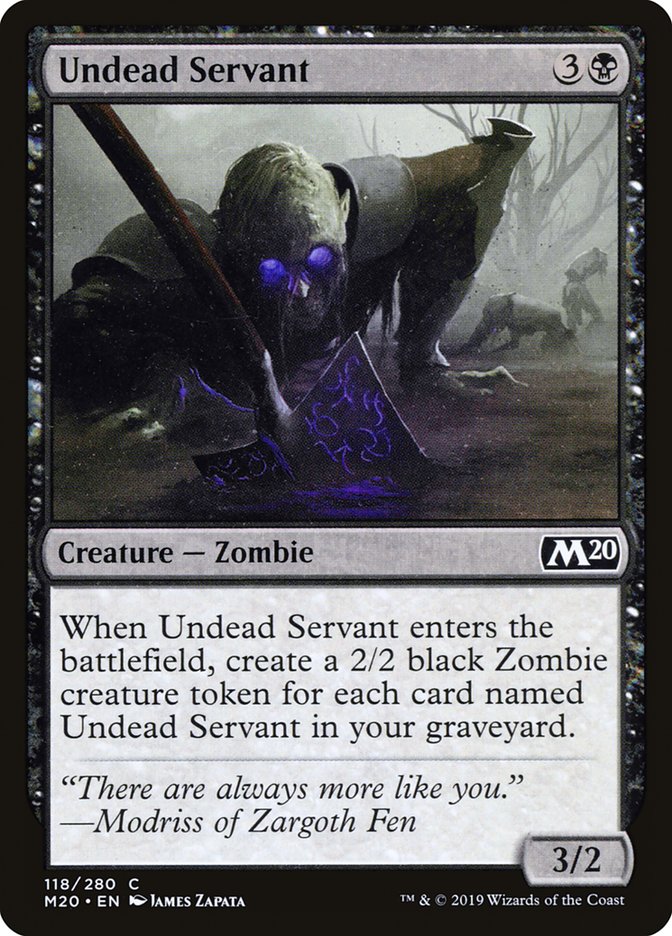 Undead Servant [Core Set 2020] | Tabernacle Games