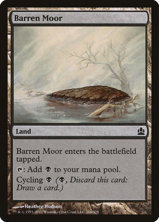 Barren Moor [Commander 2011] | Tabernacle Games