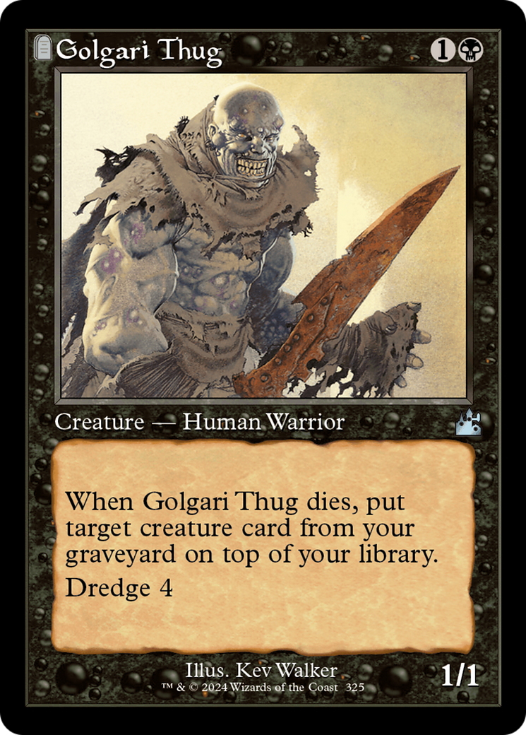 Golgari Thug (Retro Frame) [Ravnica Remastered] | Tabernacle Games