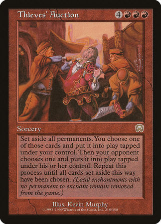 Thieves' Auction [Mercadian Masques] | Tabernacle Games