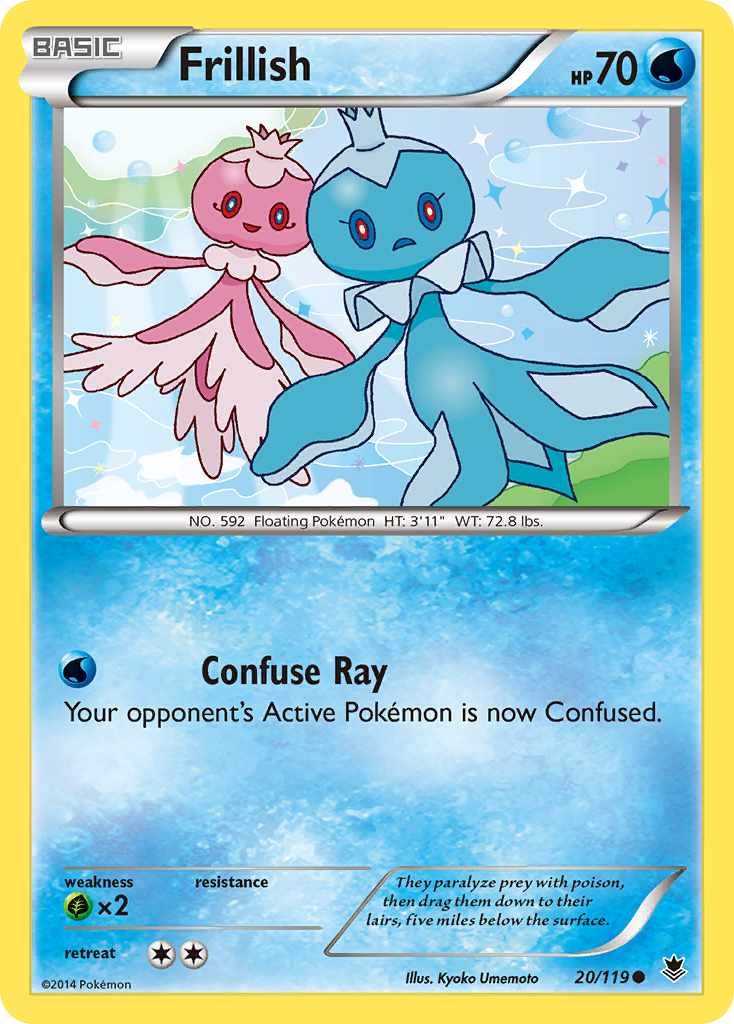 Frillish (20/119) [XY: Phantom Forces] | Tabernacle Games
