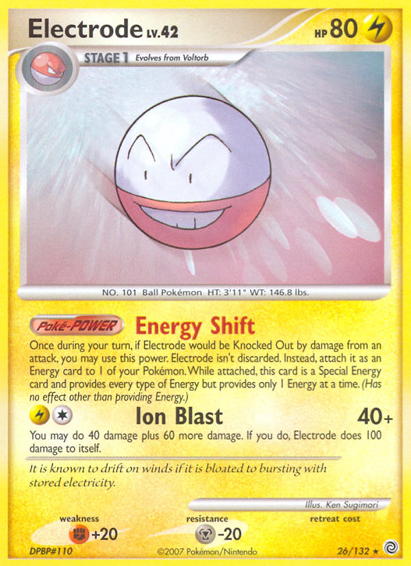 Electrode (26/132) [Diamond & Pearl: Secret Wonders] | Tabernacle Games