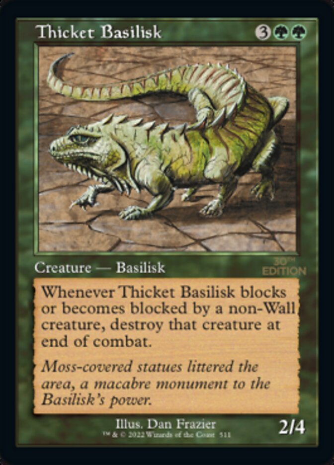 Thicket Basilisk (Retro) [30th Anniversary Edition] | Tabernacle Games