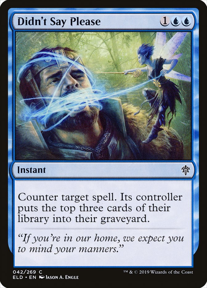 Didn't Say Please [Throne of Eldraine] | Tabernacle Games