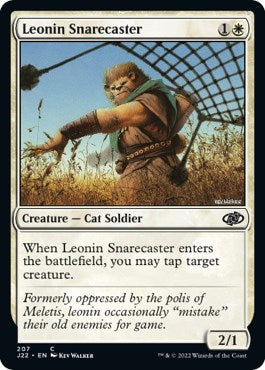 Leonin Snarecaster [Jumpstart 2022] | Tabernacle Games