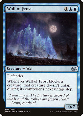 Wall of Frost [Modern Masters 2017] | Tabernacle Games