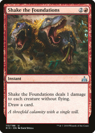 Shake the Foundations [Rivals of Ixalan] | Tabernacle Games