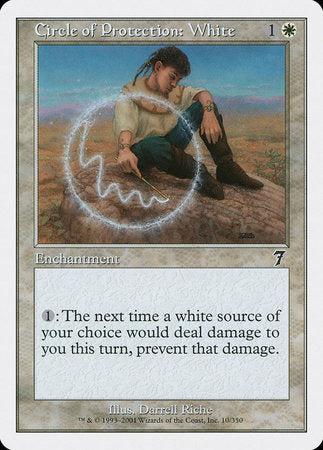 Circle of Protection: White [Seventh Edition] | Tabernacle Games