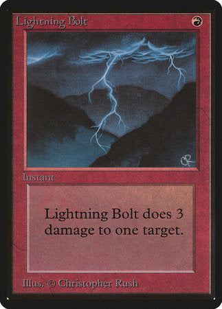 Lightning Bolt [Limited Edition Beta] | Tabernacle Games