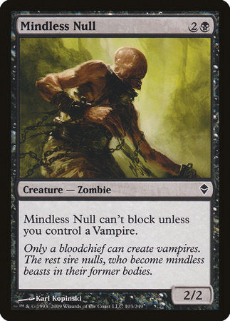 Mindless Null [Zendikar] | Tabernacle Games