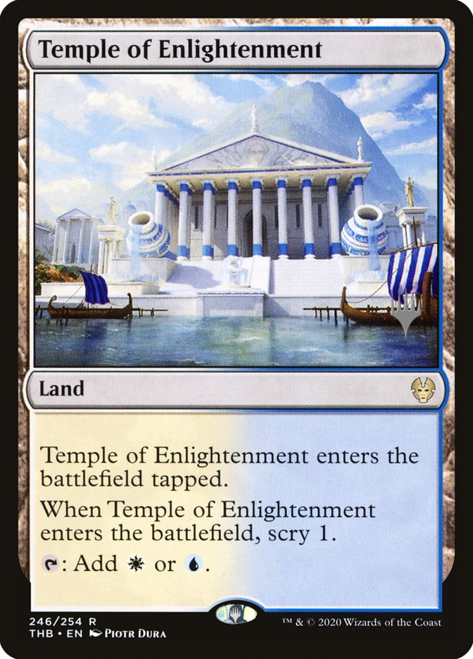 Temple of Enlightenment (Promo Pack) [Theros Beyond Death Promos] | Tabernacle Games