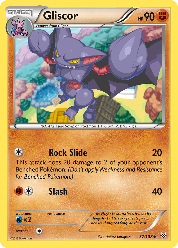 Gliscor (37/108) [XY: Roaring Skies] | Tabernacle Games