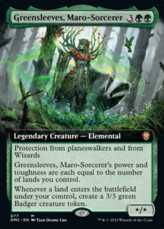 Greensleeves, Maro-Sorcerer (Extended Art) [Dominaria United Commander] | Tabernacle Games