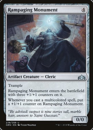 Rampaging Monument [Guilds of Ravnica] | Tabernacle Games