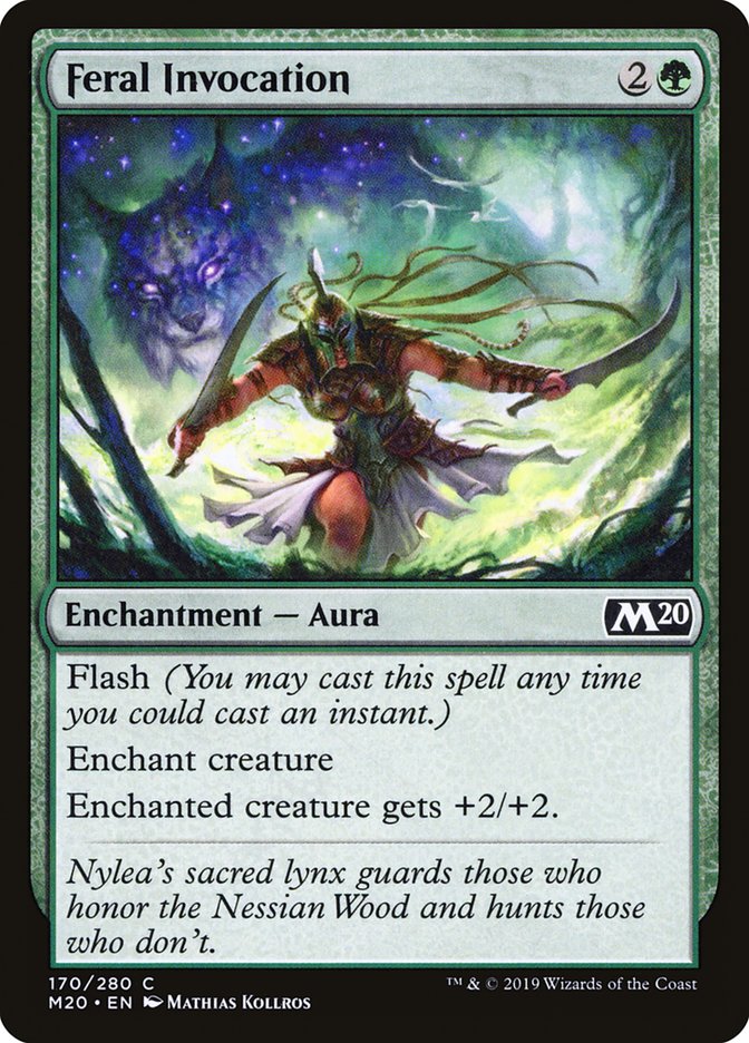 Feral Invocation [Core Set 2020] | Tabernacle Games