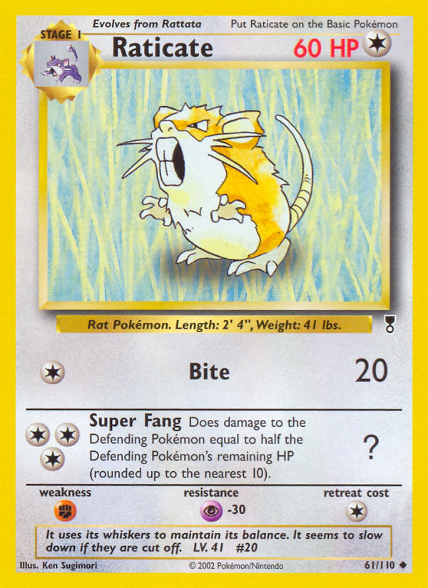Raticate (61/110) [Legendary Collection] | Tabernacle Games