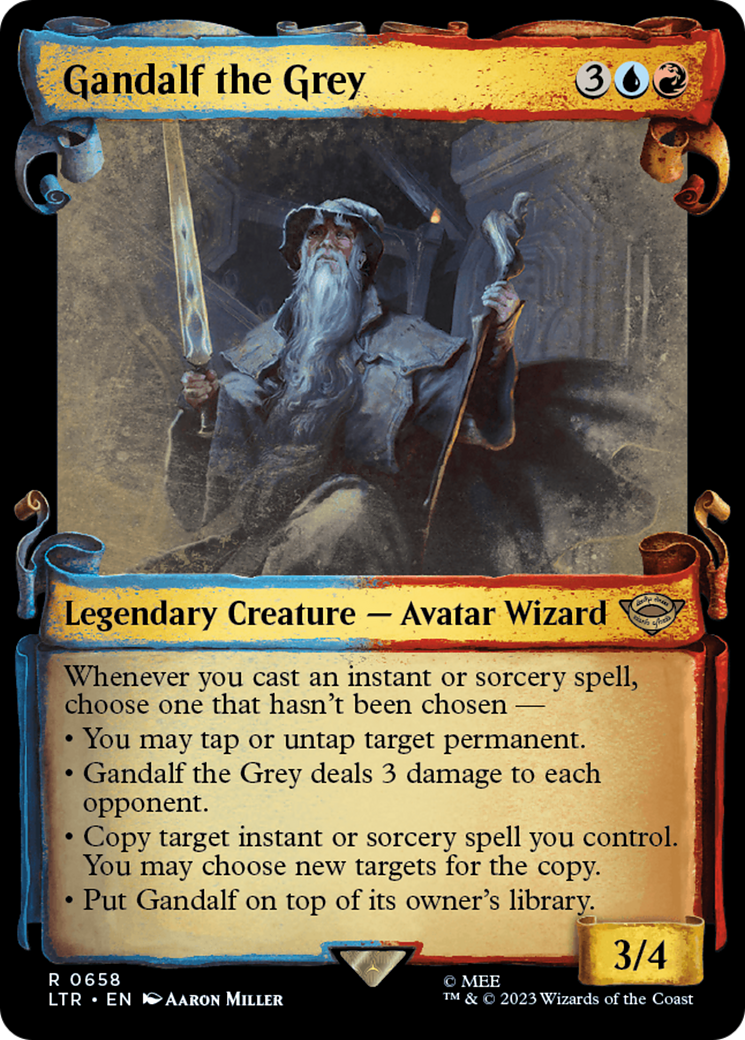 Gandalf the Grey [The Lord of the Rings: Tales of Middle-Earth Showcase Scrolls] | Tabernacle Games