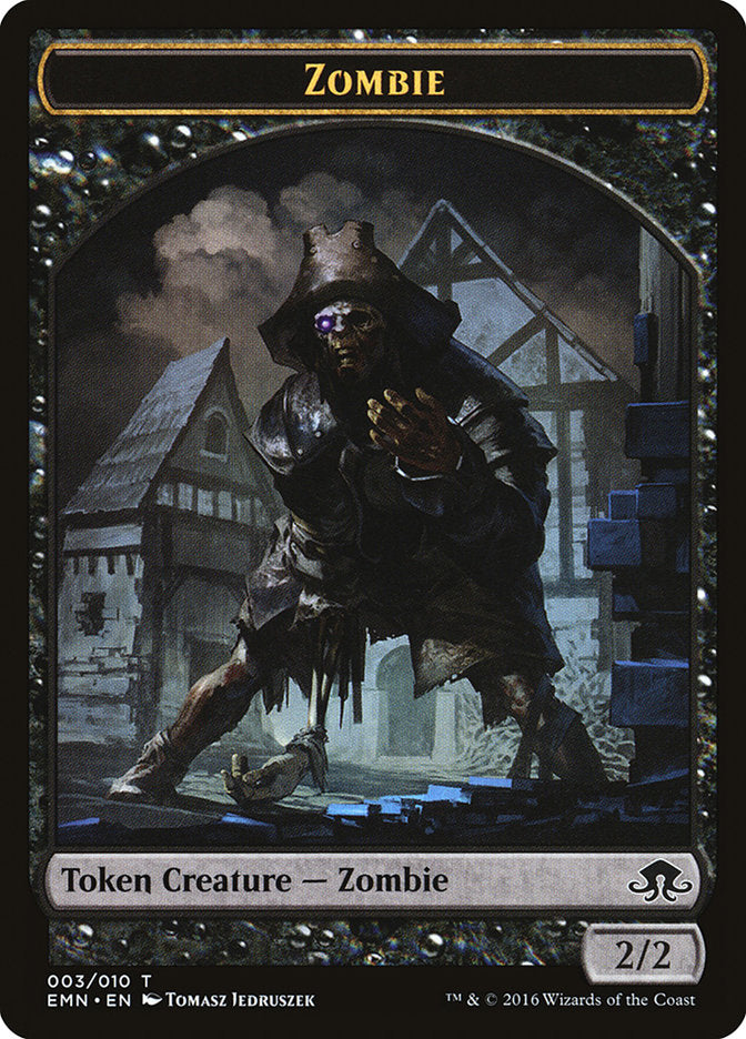 Zombie (003/010) [Eldritch Moon Tokens] | Tabernacle Games
