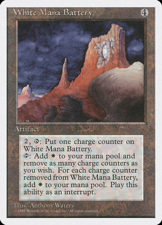 White Mana Battery [Fourth Edition] | Tabernacle Games