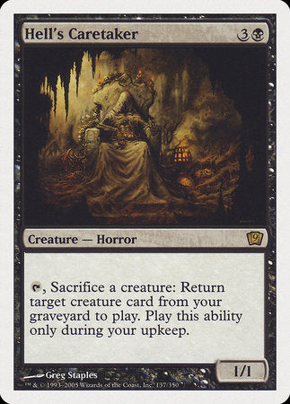 Hell's Caretaker [Ninth Edition] | Tabernacle Games