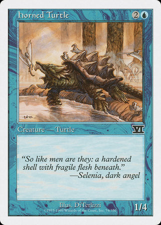 Horned Turtle [Classic Sixth Edition] | Tabernacle Games