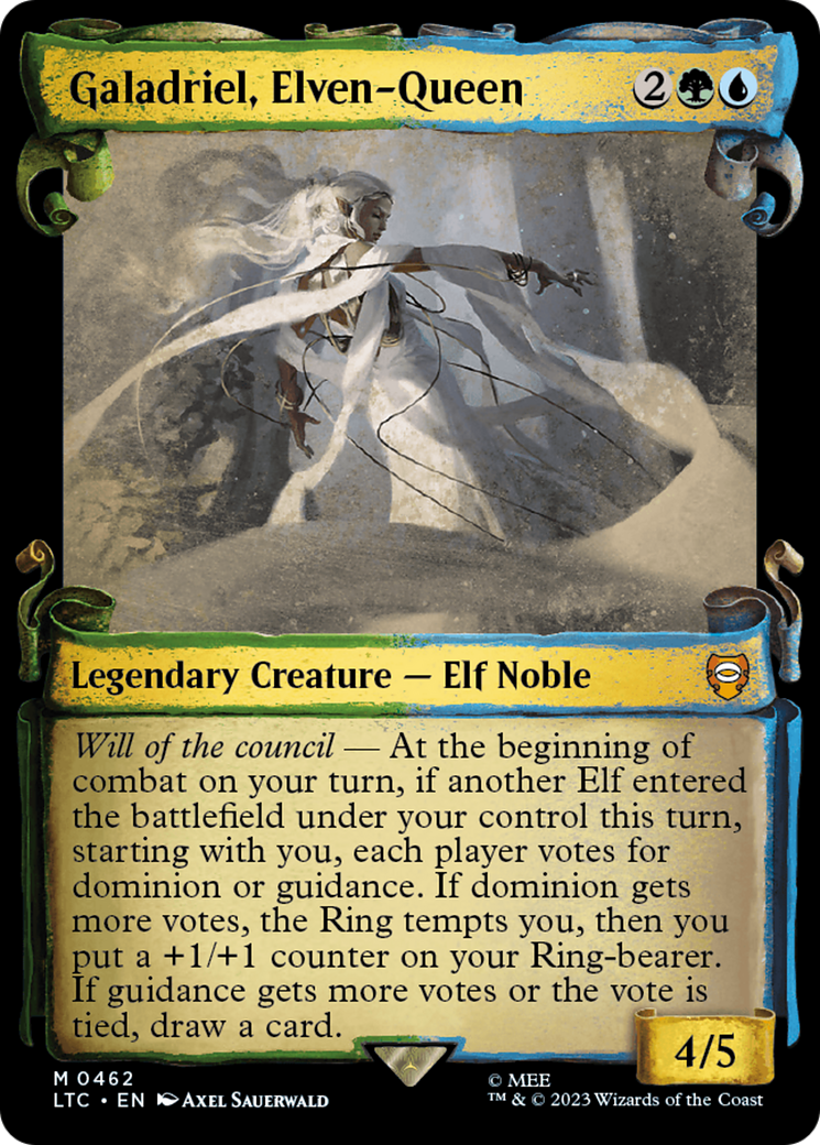 Galadriel, Elven-Queen [The Lord of the Rings: Tales of Middle-Earth Commander Showcase Scrolls] | Tabernacle Games