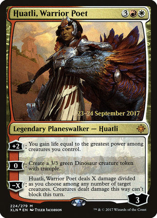 Huatli, Warrior Poet [Ixalan Promos] | Tabernacle Games